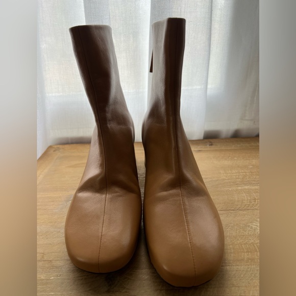 New Mansur Gavriel Glove Bootie in Caramel Women’s 10.5 - Picture 2 of 10